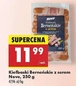 Biedronka Kiełbaski Berneńskie z serem Nove, 250 g oferta