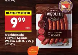 Biedronka Frankfurterki z szynki Kraina Wędlin Select, 320 g oferta