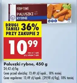 Biedronka Paluszki rybne 450 g oferta
