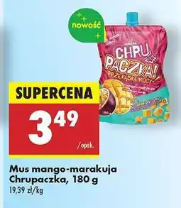Biedronka Mus mango-marakuja Chrupaczka, 180 g oferta