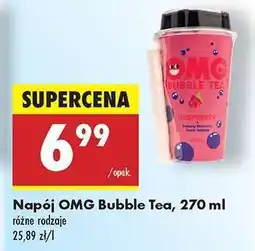 Biedronka Napój OMG Bubble Tea, 270 ml oferta