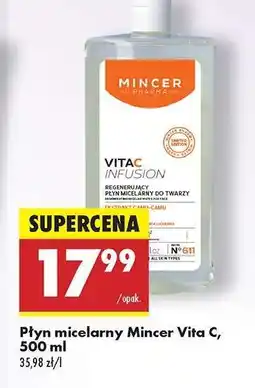 Biedronka Płyn micelarny Mincer Vita C, 500 ml oferta