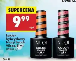 Biedronka Lakier hybrydowy Niuqi Beach Vibes, 5 ml oferta