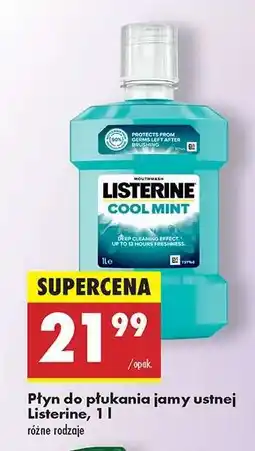 Biedronka Płyn do płukania jamy ustnej Listerine, 1 l oferta