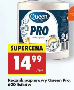 Biedronka Ręcznik papierowy Queen Pro, 600 listków oferta