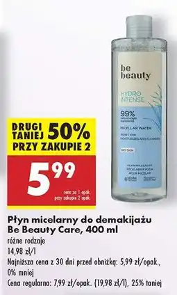 Biedronka Płyn micelarny do demakijażu Be Beauty Care, 400 ml oferta
