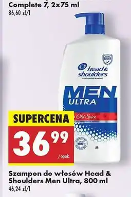 Biedronka Szampon do włosów Head & Shoulders Men Ultra, 800 ml oferta