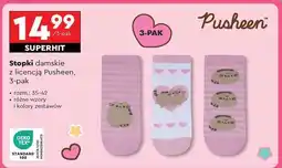 Biedronka Stopki damskie z licencją Pusheen, 3-pak oferta