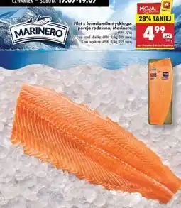 Biedronka Filet z łososia atlantyckiego porcja rodzinna Marinero oferta