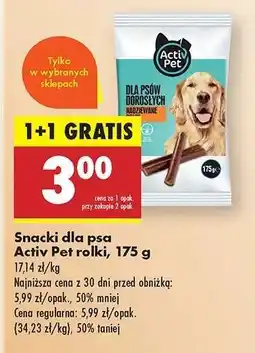 Biedronka Activ Pet rolki, 175 g oferta