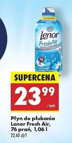 Biedronka Płyn do płukania Lenor Fresh Air, 76 prań, 1,06 l oferta