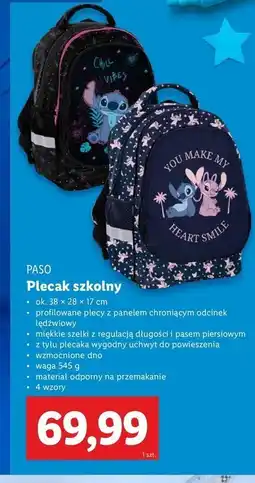 Lidl Plecak disney stich Paso oferta