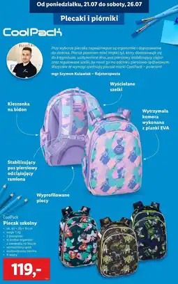 Lidl Plecak 40 x 29 16 cm Coolpack oferta