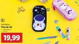 Lidl Piórnik 3d Beniamin oferta