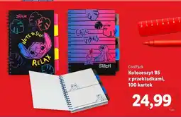 Lidl Kołozeszyt b5/100 k. Coolpack oferta