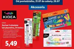 Lidl Plastelina pastelowa Kidea oferta