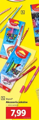 Lidl Flamastry glitter Maped oferta