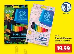 Lidl Kredki ołówkowe jumbo Astra oferta