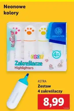 Lidl Zakreślacze neon Astra oferta