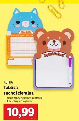 Lidl Tablica suchościeralna Astra oferta