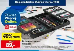 Lidl Zestaw plastyczny w walizce Crelando oferta