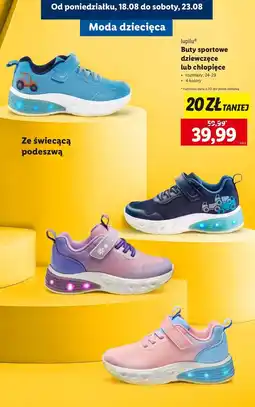 Lidl Buty sportowe chłopięce 24-29 Lupilu oferta