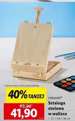 Lidl Sztaluga stołowa w walizce Crelando oferta