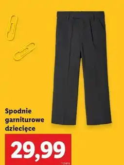 Lidl Spodnie garniturowe dziecięce oferta