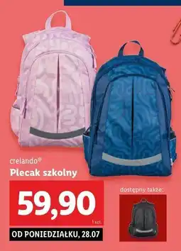 Lidl Plecak Crelando oferta