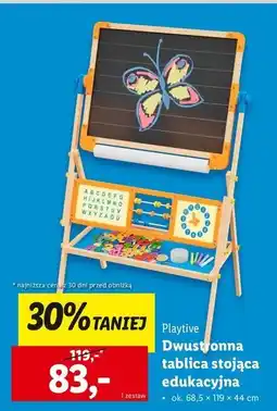 Lidl Tablica edukacyjna dwustronna Playtive oferta