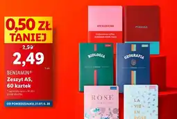 Lidl Zeszyt a5/60k. geografia Beniamin oferta