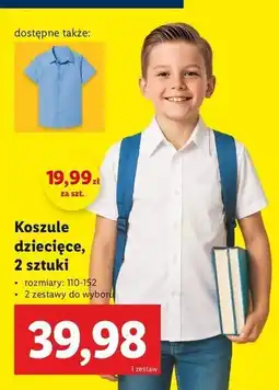 Lidl Koszula chłopięca 110-152 cm oferta