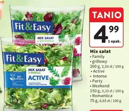 Intermarche Mix sałat Fit & Easy, wybrane rodzaje oferta
