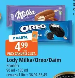 E.Leclerc Lody Milka/Oreo/Daim Froneri oferta