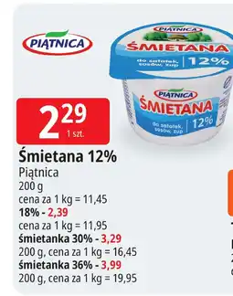 E.Leclerc Śmietana 12% Piątnica oferta