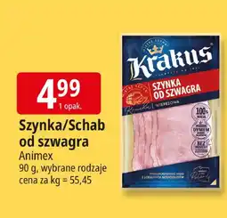 E.Leclerc Szynka od szwagra Animex oferta