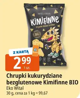 E.Leclerc Chrupki kukurydziane bezglutenowe Kimifinne BIO Eko Vital oferta