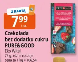E.Leclerc Czekolada bez dodatku cukru PURE&GOOD Eko Vital oferta
