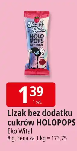 E.Leclerc Lizak bez dodatku cukrów HOLOPOPS Eko Vital oferta