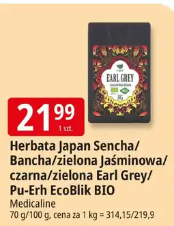 E.Leclerc Herbata Japan Sencha/Bancha/zielona Jaśminowa/czarna/zielona Earl Grey/Pu-Erh EcoBlik BIO Medicinal oferta