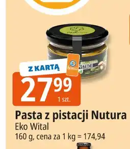 E.Leclerc Pasta z pistacji Nutura Eko Vital oferta
