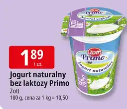E.Leclerc Jogurt naturalny bez laktozy Primo Zott oferta