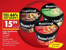 Biedronka Lody Manhattan różne rodzaje oferta