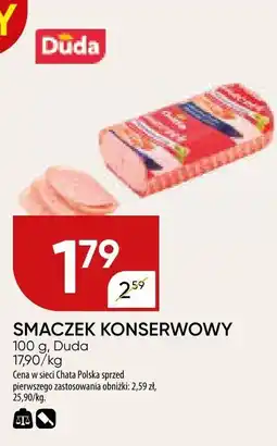 Chata Polska Smaczek konserwowy Duda oferta