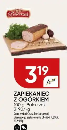 Chata Polska Zapiekaniec z ogórkiem Balcerzak oferta