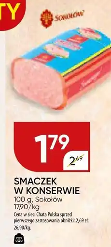 Chata Polska Smaczek w konserwie Sokołów oferta