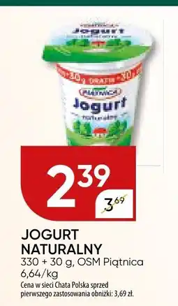 Chata Polska Jogurt naturalny OSM Piątnica oferta