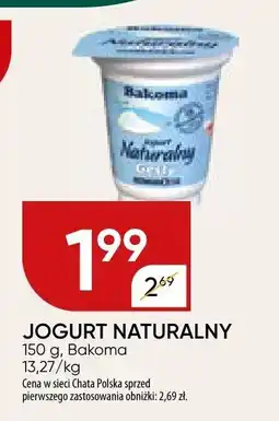 Chata Polska Jogurt naturalny Bakoma oferta