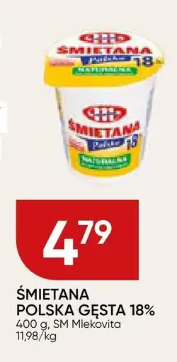Chata Polska Śmietana polska gęsta 18% SM Mlekpol oferta