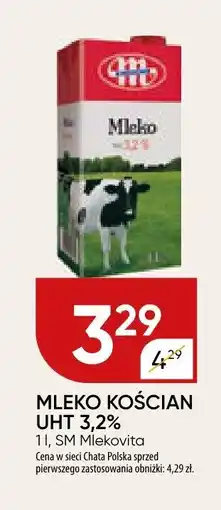 Chata Polska Mleko Kościan UHT 3,2% SM Mlekovita oferta